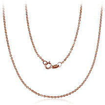 Auksinė grandinėlė Anchor 1.4 mm , briaunų apdirbimas deimantu, 42, 1.37 g, Raudonas Auksas 585 praba