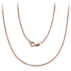 Auksinė grandinėlė Anchor 1.4 mm , briaunų apdirbimas deimantu, 45, 1.45 g, Raudonas Auksas 585 praba