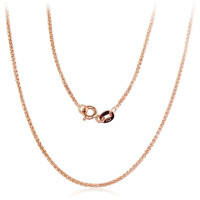 Auksinė grandinėlė Spiga 1, 2 mm, Raudonas Auksas 585 praba