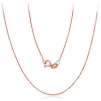 Auksinė grandinėlė Anchor 1 mm, Raudonas Auksas 585 praba