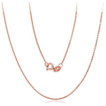 Auksinė grandinėlė Anchor 1 mm, 40, 1.55 g, Raudonas Auksas 585 praba