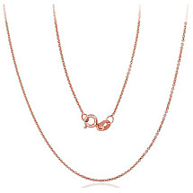 Auksinė grandinėlė Anchor 1 mm, 45, 1.7 g, Raudonas Auksas 585 praba