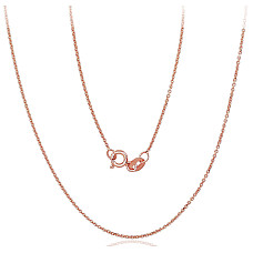 Auksinė grandinėlė Anchor 1 mm, 45, 1.71 g, Raudonas Auksas 585 praba