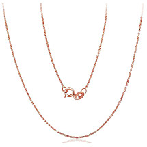Auksinė grandinėlė Anchor 1 mm, 55, 2.05 g, Raudonas Auksas 585 praba