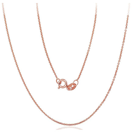 Grandinėlės,  - Auksinė grandinėlė Anchor 1 mm, 55, 2.05 g, Raudonas Auksas 585 praba
