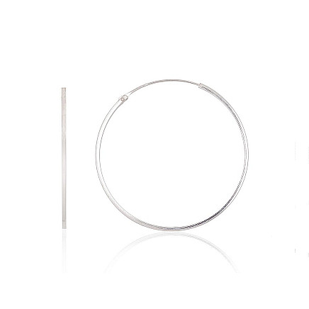 Auskarai-žiedai,  - Sidabriniai auskarai –žiedai, 1.6 g, Sidabras 925 praba