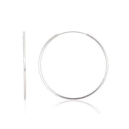 Auskarai-žiedai,  - Sidabriniai auskarai –žiedai, 1.8 g, Sidabras 925 praba