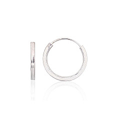 Sidabriniai auskarai –žiedai, 1.6 g, Sidabras 925 praba