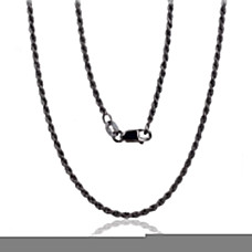 Sidabrinė grandinėlė Rope 2 mm, Sidabras 925 praba, rodis (padengti)