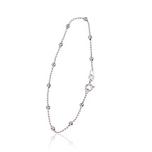 Sidabrinė grandinėlė Bead 1-3 mm, 18, 1.8 g, Sidabras 925 praba, rodis (padengti)