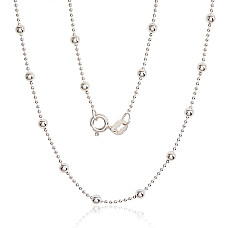 Sidabrinė grandinėlė Bead 1-3 mm, 40, 3.8 g, Sidabras 925 praba