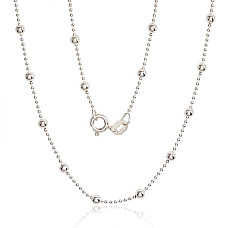 Sidabrinė grandinėlė Bead 1-3 mm, 45, 4.2 g, Sidabras 925 praba