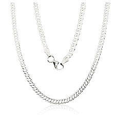 Sidabrinė grandinėlė Rombo 2, 8 mm, briaunų apdirbimas deimantu, Sidabras 925 praba