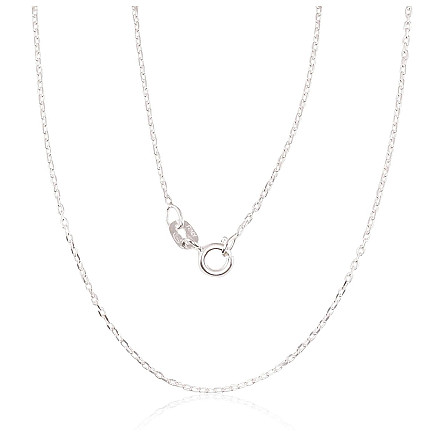 Grandinėlės,  - Sidabrinė grandinėlė Anchor 1 mm , briaunų apdirbimas deimantu, 42, 1.4 g, Sidabras 925 praba