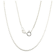 Sidabrinė grandinėlė Spiga 1, 1 mm, Sidabras 925 praba