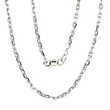 Sidabrinė grandinėlė Anchor 3 mm , briaunų apdirbimas deimantu, 55, 11.2 g, Sidabras 925 praba, rodis (padengti)