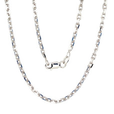 Sidabrinė grandinėlė Anchor 3 mm , briaunų apdirbimas deimantu, 55, 11.2 g, Sidabras 925 praba, rodis (padengti)