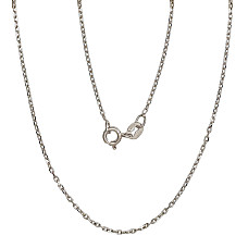 Sidabrinė grandinėlė Anchor 1 mm , briaunų apdirbimas deimantu, 55, 2.3 g, Sidabras 925 praba, rodis (padengti)