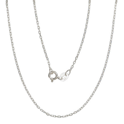 Grandinėlės,  - Sidabrinė grandinėlė Anchor 1 mm , briaunų apdirbimas deimantu, 47, 2 g, Sidabras 925 praba