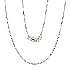 Sidabrinė grandinėlė Snake 1 mm, 45, 3.9 g, Sidabras 925 praba, rodis (padengti)