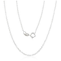 Sidabrinė grandinėlė Anchor round 1,1 mm, 40, 2 g, Sidabras 925 praba
