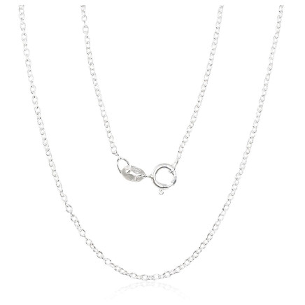 Grandinėlės,  - Sidabrinė grandinėlė Anchor round 1,1 mm, 45, 2.2 g, Sidabras 925 praba