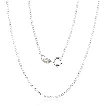 Sidabrinė grandinėlė Anchor round 1,1 mm, 55, 2.7 g, Sidabras 925 praba