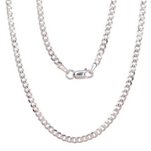 Sidabrinė grandinėlė Curb 2.5 mm, briaunų apdirbimas deimantu, Sidabras 925 praba