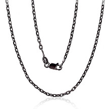 Sidabrinė grandinėlė Anchor 2.1 mm , briaunų apdirbimas deimantu, 45, 5.7 g, Sidabras 925 praba, rodis (padengti)