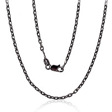 Sidabrinė grandinėlė Anchor 2.1 mm , briaunų apdirbimas deimantu, 50, 6.3 g, Sidabras 925 praba, rodis (padengti)
