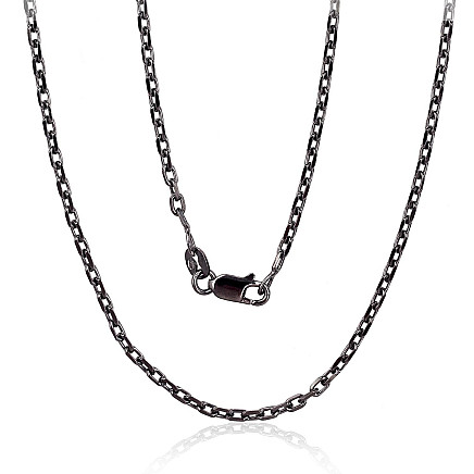 Grandinėlės,  - Sidabrinė grandinėlė Anchor 2.1 mm , briaunų apdirbimas deimantu, 55, 7 g, Sidabras 925 praba, rodis (padengti)
