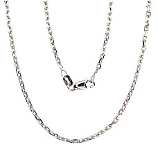 Sidabrinė grandinėlė Anchor 2.1 mm , briaunų apdirbimas deimantu, 45, 5.4 g, Sidabras 925 praba, rodis (padengti)