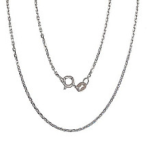 Sidabrinė grandinėlė Anchor 1.2 mm , briaunų apdirbimas deimantu, 45, 2.8 g, Sidabras 925 praba, rodis (padengti)