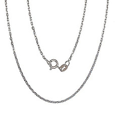 Sidabrinė grandinėlė Anchor 1.2 mm , briaunų apdirbimas deimantu, 45, 2.8 g, Sidabras 925 praba, rodis (padengti)