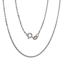 Sidabrinė grandinėlė Anchor 1.2 mm , briaunų apdirbimas deimantu, 50, 3.1 g, Sidabras 925 praba, rodis (padengti)