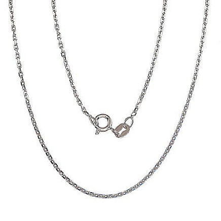 Grandinėlės,  - Sidabrinė grandinėlė Anchor 1.2 mm , briaunų apdirbimas deimantu, 55, 3.4 g, Sidabras 925 praba, rodis (padengti)