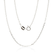 Sidabrinė grandinėlė Anchor 1.2 mm , briaunų apdirbimas deimantu, 40, 2.5 g, Sidabras 925 praba