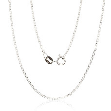 Sidabrinė grandinėlė Anchor 1.2 mm , briaunų apdirbimas deimantu, 40, 2.5 g, Sidabras 925 praba