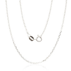 Sidabrinė grandinėlė Anchor 1.2 mm , briaunų apdirbimas deimantu, 55, 3.4 g, Sidabras 925 praba