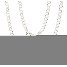 Sidabrinė grandinėlė Curb 3.5 mm , briaunų apdirbimas deimantu, 50, 13.2 g, Sidabras 925 praba
