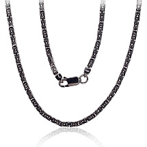Sidabrinė grandinėlė Bizantine 2.5 mm, 50, 18.4 g, Sidabras 925 praba, rodis (padengti)