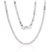 Sidabrinė grandinėlė Bizantine 2.5 mm, 50, 18.4 g, Sidabras 925 praba