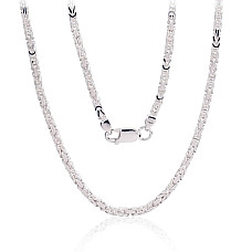 Sidabrinė grandinėlė Bizantine 2.5 mm, 50, 18.4 g, Sidabras 925 praba