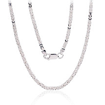 Sidabrinė grandinėlė Bizantine 2.5 mm, 60, 21 g, Sidabras 925 praba