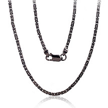 Sidabrinė grandinėlė Bizantine 2.1 mm, 60, 21.3 g, Sidabras 925 praba, rodis (padengti)