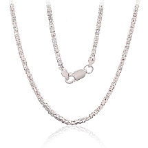 Sidabrinė grandinėlė Bizantine 2.1 mm, 50, 18 g, Sidabras 925 praba