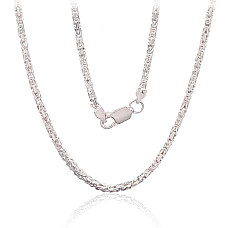 Sidabrinė grandinėlė Bizantine 2.1 mm, 50, 18 g, Sidabras 925 praba