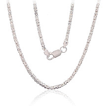 Sidabrinė grandinėlė Bizantine 2.1 mm, 55, 19.6 g, Sidabras 925 praba