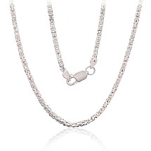Sidabrinė grandinėlė Bizantine 2.1 mm, 55, 19.7 g, Sidabras 925 praba