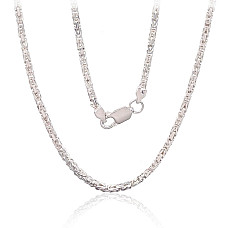 Sidabrinė grandinėlė Bizantine 2.1 mm, 55, 19.7 g, Sidabras 925 praba
